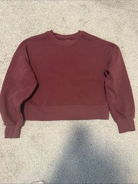 Fleo Crewneck Sweatshirt - Burgundy